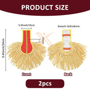 Epaulettes de Hombro para Uniformes Ceremoniales, Hechas con Materiales Duraderos, de la Mejor Calidad, en Oferta - Product Image 2