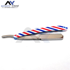 Rasoirs de barbier de haute qualité, rasoir droit personnalisé, lame tranchante, rasoir professionnel, manche recouvert de papier, rasoir pour un rasage en douceur - Product Image 3