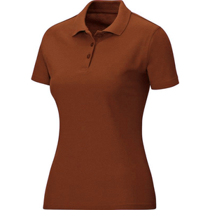 Women's <b>Purple</b> <b>Polo</b> <b>Shirt</b> Short Sleeve 100% Polyester Knitted Casual Solid Color Collared Top - Product Image 3