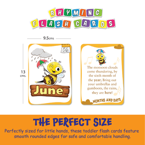 Tarjetas de Aprendizaje de Rimas Personalizadas de Biplob para Niños con 28 Tarjetas Educativas de Doble Cara e Imágenes - Product Image 3