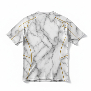 T-shirt de compression sublimé pour homme OEM, séchage rapide, vêtements de sport pour la gym, haute élasticité, entraînement CrossFit, vêtements de sport - Product Image 5