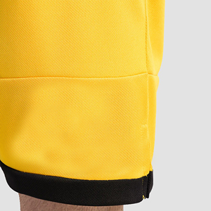 Pantalones Cortos Deportivos de Poliéster Amarillo para Hombre, Cintura Elástica, Secado Rápido, Estilo Deportivo, Cortos - Product Image 6