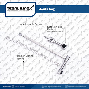 Ensemble d'ouvre-bouche réutilisable en acier inoxydable pour chiens et chats (6 pouces) – Instrument chirurgical vétérinaire pour petits animaux – Regal - Product Image 4