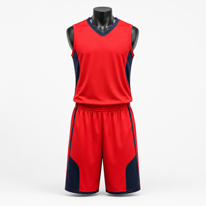 Conjunto de Uniforme de Baloncesto Personalizable - Camiseta y Pantalones Cortos Transpirables para Entrenamiento y Competición - Product Image 1