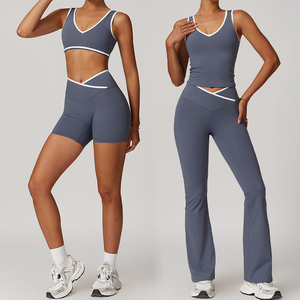 Premium Women's Yoga Wear Set Moisture Wicking Gym <b>Clothing</b> OEM ODM Factory Direct Wholesale Supplier - Product Image 5