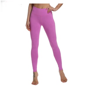 Leggings de alta calidad para mujer, cintura alta, sin costuras, suaves, cómodos, ajustados, para entrenamiento, yoga, transpirables, MOQ bajo. - Product Image 3