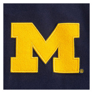 <b>Mens</b> College Classic Canvas Varsity <b>Jacket</b> Premium Letterman Style Retro Athletic Wool Blend Double Breasted Stand Cartoon - Product Image 4