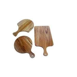 Planche à découper en bois massif de qualité supérieure pour couper les fruits, les légumes et la viande, planche à découper en bois rustique faite à la main pour accessoires de cuisine - Product Image 6