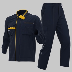 Conjunto de Ropa de Trabajo de Poliéster Softshell OEM con Franjas Reflectantes, Impermeable y Transpirable para Uso Industrial - Product Image 3