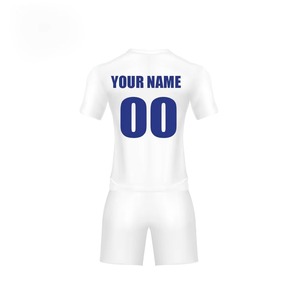 บริการ OEM เสื้อฟุตบอลคอกลมแขนสั้นคุณภาพสูงสำหรับผู้ชาย ดีไซน์ทันสมัยปรับแต่งได้ ระบายอากาศ แห้งเร็ว ผ้า 180 กรัม - Product Image 5