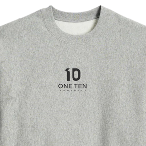 เสื้อสเวตเชิ้ตคอกลมผู้ชายทรงหลวม ผ้าฟลีซ สีเทาเฮเธอร์ เนื้อนุ่ม อุ่นสบาย สวมใส่สบายๆ แขนยาว พรีเมียม คุณภาพเยี่ยม - Product Image 5