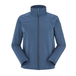 Men Softshell <b>Jacket</b> Fleece Backed Wind Resistant Breathable Stand Collar Outdoor Coat Red Orange Custom Logo Wholesale - Product Image 5