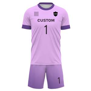 Conjuntos de Uniformes de Fútbol Unisex para Adultos, Camisetas Personalizadas, Kits de Fútbol con Nombre y Números de Equipo Personalizados, Secado Rápido, 100% Poliéster, Proveedor de Pakistán - Product Image 2