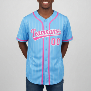 <b>Low</b> MOQ Customizable Printed Short Sleeve Baseball Jersey Breathable Comfortable Adult Apparel High Quality Baseball Jersey - Product Image 3