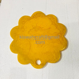 Juego de Posavasos de Resina de Lujo Moderno, Diseño Artesanal de Alta Calidad, 4 Pulgadas, Color Personalizado, Hermoso y Moderno para el Hogar - Product Image 5