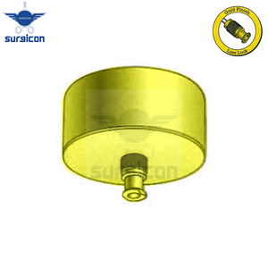 Dispositivo de Sujeción de 40 mm de Longitud con Conexión Luer Lock, Acabado Dorado, Dispositivo Quirúrgico Reutilizable con Doble Conexión Luer Lock - Product Image 2