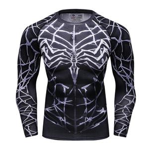Camiseta de Compresión para Hombre, Manga Larga, Protección contra Rozaduras, para Gimnasio, Running, Entrenamiento Deportivo - Product Image 3