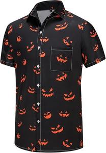 Camiseta hawaiana personalizada para hombre, cosida a mano, informal, antiarrugas, transpirable y cómoda, para adultos. - Product Image 2