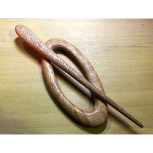 กิ๊บติดผมไม้ธรรมชาติทำมือ พร้อมงานฝีมือไม้ไผ่และไม้ขัดเงา - Product Image 6