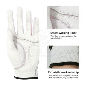 Guantes de Golf Deportivos Flexibles de Tela Elástica de Cuero Transpirable para Máxima Comodidad, Agarre Antideslizante y Duradero - Product Image 5