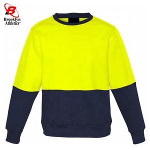 Sudadera de seguridad con capucha a rayas unisex, ropa de trabajo transpirable e impermeable para trabajadores de la construcción - Product Image 1