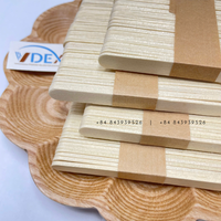 Vente en gros Vdex, bâtonnets de glace en bois de 114mm et 93mm, bâtonnets de glace en bois pour sucettes glacées, bâtonnets biodégradables en bouleau