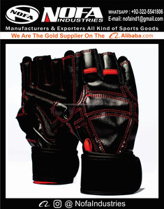 Gants de gymnastique lourds pour l'entraînement sportif et physique Gants d'haltérophilie en cuir rembourrés pour la musculation Fitness en plein air - Product Image 5