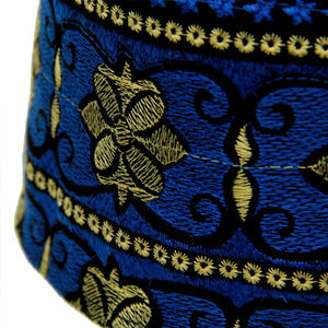 Chapeau de prière musulman OEM de qualité supérieure pour hommes, bonnet Kufi léger et doux, fabricant en gros - Product Image 2