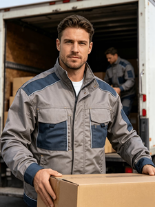 Waterproof Workwear Jacket Twill Ripstop Woven Uniform Anti-Static <b>Flame</b> Retardant Cargo Pocket <b>Shirt</b> for Delivery - Product Image 2