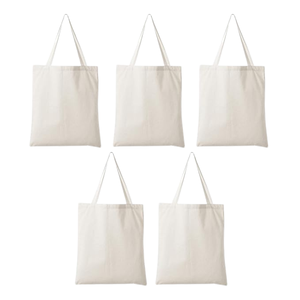 Pochettes en tissu durable 100% coton à cordon Option en vrac écologique pour le stockage d'emballage cadeau de voyage bricolage réutilisable - Product Image 1