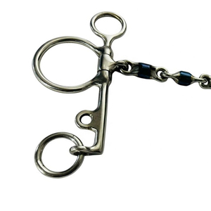 Mors de polo Pelham en alliage bleu de qualité supérieure, tendance et à prix abordable, TOUGH TACK, taille et matériau personnalisables - Product Image 6