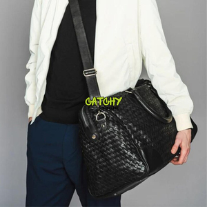 Genuine Full Grain Leather Duffle Bag Large <b>Travel</b> Weekender Luggage Durable Gym Sport Overnight <b>Holdall</b> with Zipper - Product Image 6