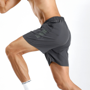 Shorts de bain pour homme en polyester, séchage rapide, légers, tissés, avec cordon de serrage et taille élastique, pour l'été et la plage - Product Image 2