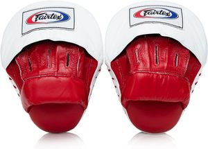 เป้าซ้อมมวย Fairtex สีดำขาว หนังวัวแท้ สำหรับฝึกซ้อม MMA มวยไทย คิกบ็อกซิ่ง เป้าซ้อมทนทาน ปรับแต่งได้ - Product Image 3