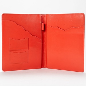 Cubierta de libro de cuero de vaca genuino unisex Cierre abierto y diseño de retazos Cubiertas de libros elegantes y duraderas - Product Image 3