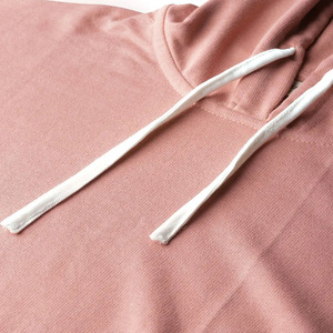 เสื้อสเวตเตอร์มีฮู้ดสีชมพูสำหรับผู้หญิง สีพื้น แขนยาว ถักนิตติ้ง สไตล์ลำลอง ใส่ได้ในฤดูใบไม้ร่วง - Product Image 5