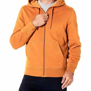 Sweat-shirts à fermeture éclair personnalisés fabriqués au Pakistan pour hommes, couleur unie, polaire respirant, vente en gros à bas prix, sweat-shirt à fermeture éclair pour hommes - Product Image 1