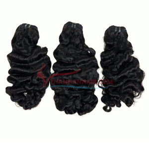 Best Quality Steam Fuzz <b>Curly</b> Weft <b>Hair</b> Best Quality Super Silky No Tangle Large in Stock 100% Vietnamese Human <b>Hair</b> No Shedding - Product Image 5
