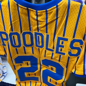 Maillot de baseball noir à fines rayures SGRho pour femme, chemise de sport de sororité avec lettres grecques, maillot d'équipe athlétique boutonné personnalisé - Product Image 6
