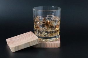 Juego de posavasos de madera de pino de primera calidad, posavasos duraderos hechos a mano para bebidas, decoración elegante para el hogar y la Oficina para decoración de cocina - Product Image 2