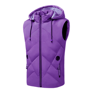 Gilets matelassés pour hommes, vestes d'équitation, vêtements d'hiver décontractés, manteaux rembourrés, gilets personnalisés pour hommes - Product Image 4