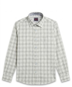 Camisa de Moda para Hombre Enovate, Verano, Casual, a Cuadros, Manga Larga, Cuello Clásico, Cierre de un Botón, 100% Algodón, Transpirable, ODM - Product Image 4