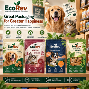Nourriture pour chats EcoRev au poulet et à la citrouille, 8 kg, sachet refermable recyclable, fermeture éclair, laminé BOPP/VMCPP, sans céréales, ingrédients naturels - Product Image 3