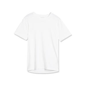 T-shirt à manches courtes pour homme, coupe classique, col rond, blanc uni, décontracté, 100% coton, écologique, 180g - Product Image 5