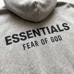 เสื้อฮู้ดผู้ชายทรงโอเวอร์ไซส์ รุ่น Custom Essentials ผ้าเฟรนช์เทอร์รี่โพลีเอสเตอร์ 100% น้ำหนัก 300 กรัม ทรงปกติ สไตล์มินิมอลสำหรับฤดูหนาว ยี่ห้อ Hayder - Product Image 4