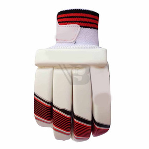 Guantes de Bateo de Cricket de la Mejor Calidad, Duraderos y Transpirables, de Cuero, con Cierre de Hebilla Ambidiestro, Personalizables, a Bajo Precio, de Pakistán - Product Image 2