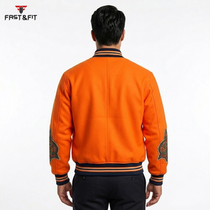 Blouson Bomber pour Homme de Haute Qualité en Toile 100% Coton avec Logo sur le Devant, Coupe-Vent, Respirant, Vêtement d'Hiver, Intelligent et Élégant - Product Image 5