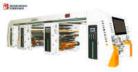 Machine de laminage automatique trois-en-un sans solvant, haute vitesse, écologique, pour film plastique et composite en feuille d'aluminium