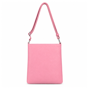 Sac bandoulière en cuir PU Jack And Jill Of America avec deux poches zippées, sangle réglable et emblème à lettres grecques - Product Image 4