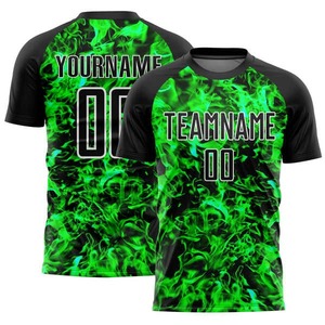 Maillots de football respirants et à séchage rapide de haute qualité, avec logo personnalisé par sublimation, pour hommes - Product Image 4